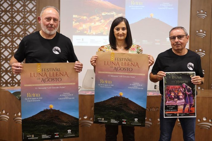 Presentación del Festival Luna de Agosto de Reina (Badajoz)