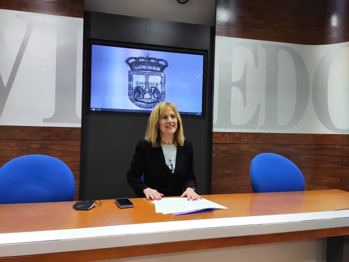 Archivo - La concejala del PSOE de Oviedo Marisa Ponga, en una imagen de archivo