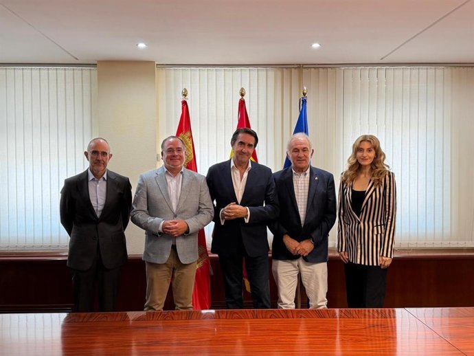 Un momento de la reunión.