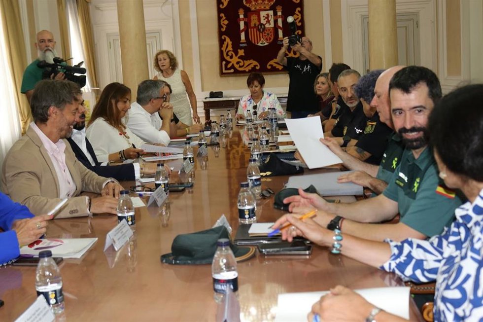 Reunión de la Junta Local de Seguridad para las Fiestas de San Antolín de Palencia.