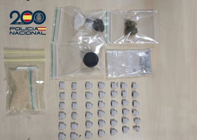 Detenido en Eivissa con medio centenar de pastillas de MDMA y otras drogas