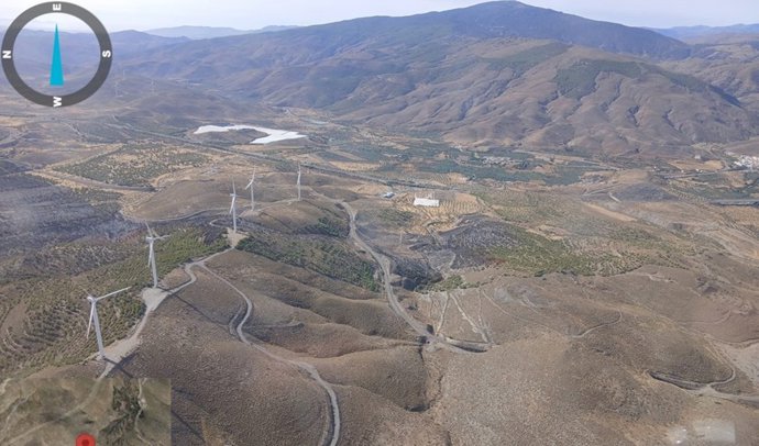 Incendio forestal estabilizado en Las Tres Villas (Almería).