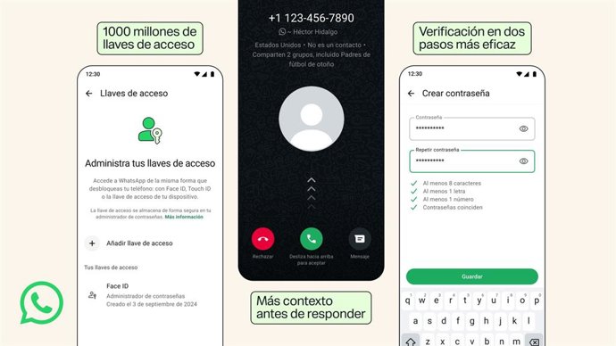 Novos recursos de segurança do WhatsApp.