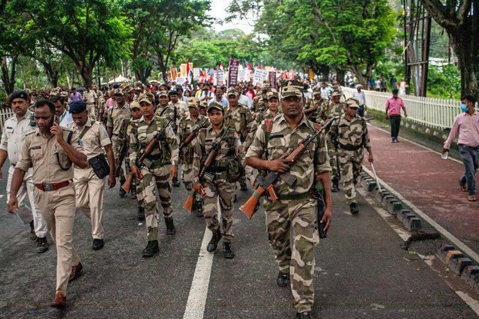 Imagen de archivo de la Policía de India. 
