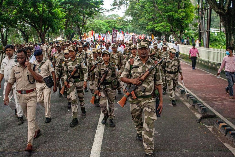 Imagen de archivo de la Policía de India. 