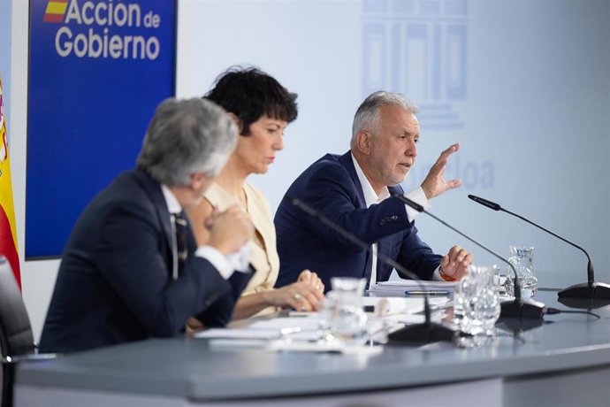 Rueda de prensa tras el Consejo de Ministros