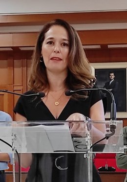 La delegada territorial de Empleo, Empresa y Trabajo Autónomo, y de Inteligencia Artificial, Desarrollo Digital y Administración Pública, Marina Montes.