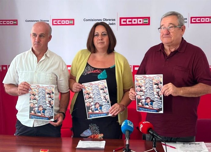 Comparecencia de CCOO en Jaén sobre la situación de los tribunales.
