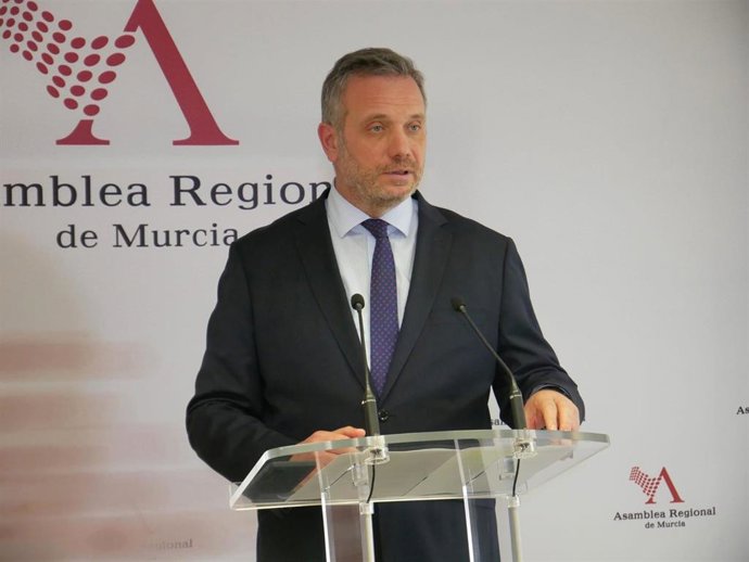 El vicesecretario de Organización, Comunicación y Electoral del PP de la Región de Murcia, Joaquín Segado