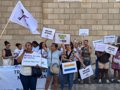 Las 'kellys' se concentran en Barcelona para pedir condiciones dignas y jubilación anticipada