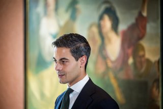 Archivo - Netherlands' Prime Minister Rob Jetten pictured during a diplomatic meeting in The Hague, the Netherlands on Monday 22 June 2026. The Flemish Minister President is meeting the Dutch Prime Minister to discuss the harbors, economic competitiveness