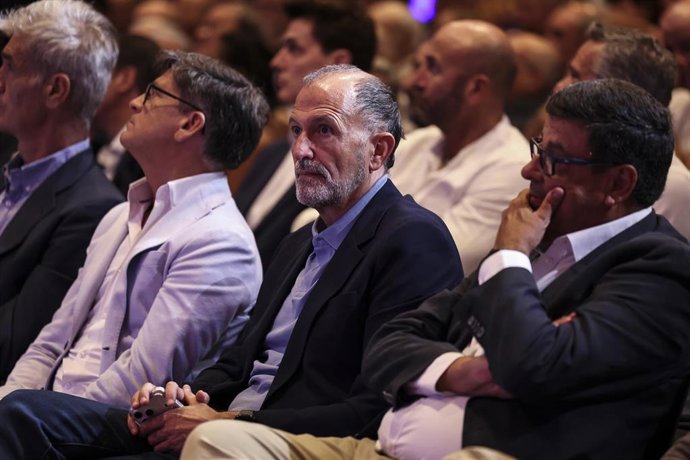 Jesus Bueno, CEO of Euroleague attends the presentation of the Centenary events of the FC Barcelona Basketball section at Auditori 1899 on August 24, 2026 in Barcelona, Spain.