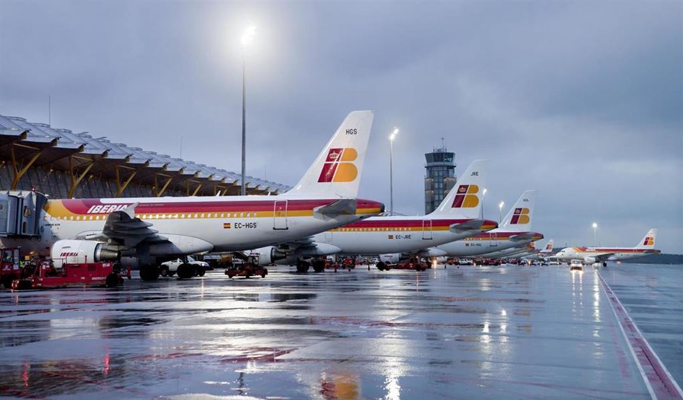 Archivo - Aviones de Iberia