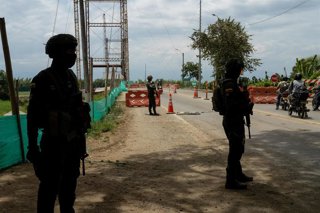 Archivo - Efectivos militares desplegados en el Valle del Cauca, en Colombia