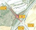 Las obras de la nueva glorieta de la PA-30 generarán jueves y viernes afecciones al tráfico en Mutilva y Tajonar