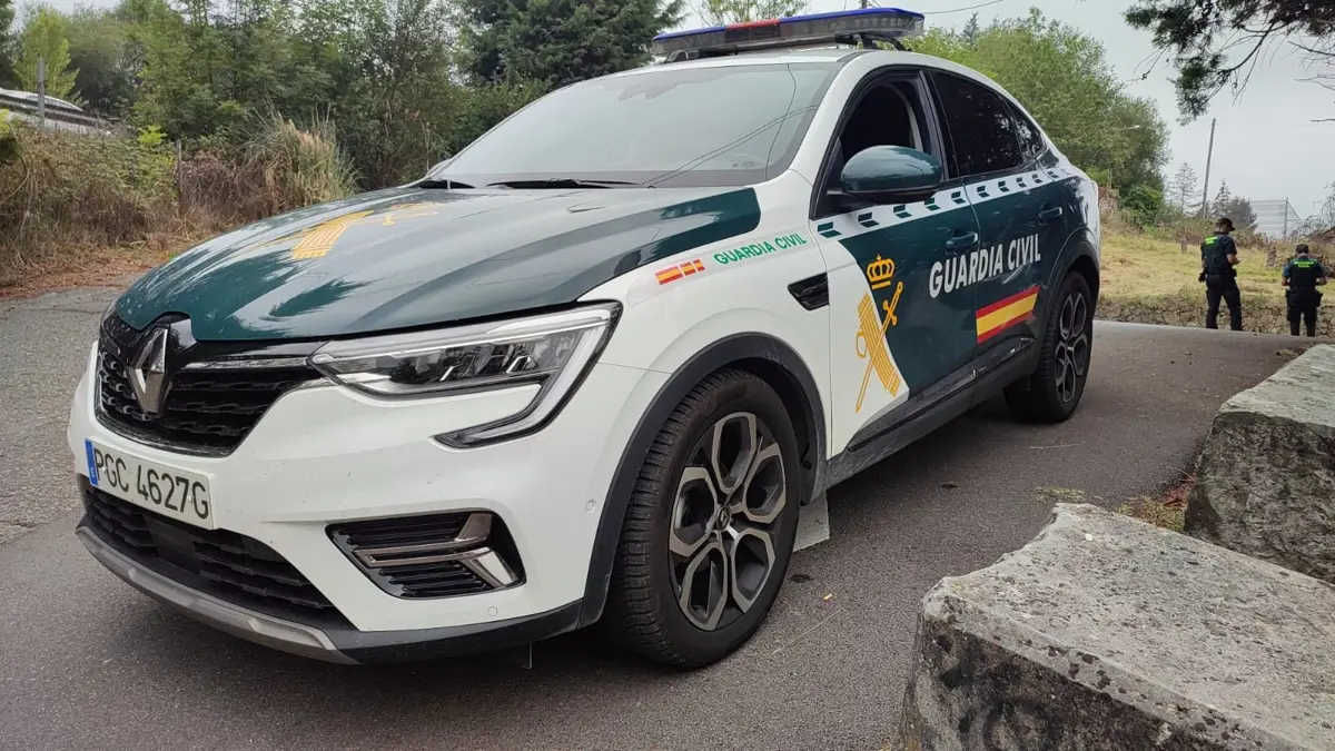 Un coche de la Guardia Civil