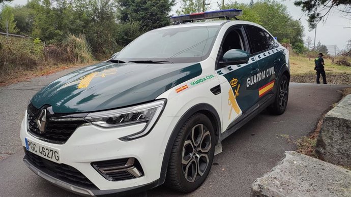 Un coche de la Guardia Civil de Asturias.
