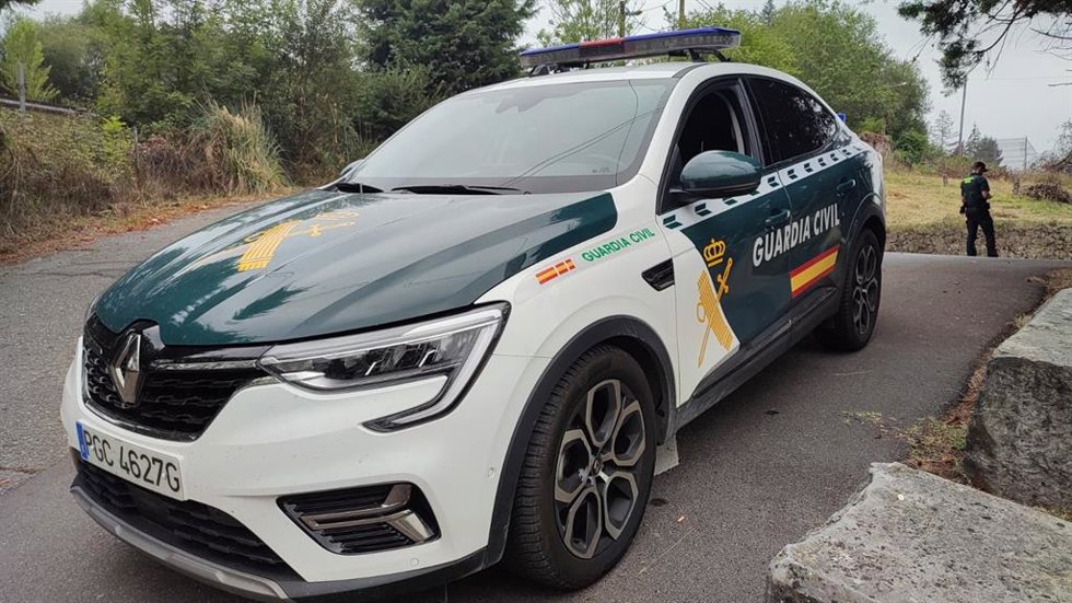 Un coche de la Guardia Civil de Asturias.