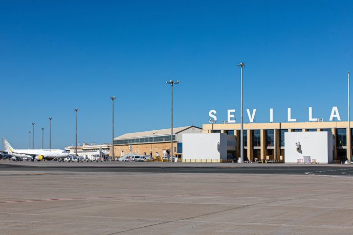 Imagen de recurso del aeropuerto de Sevilla