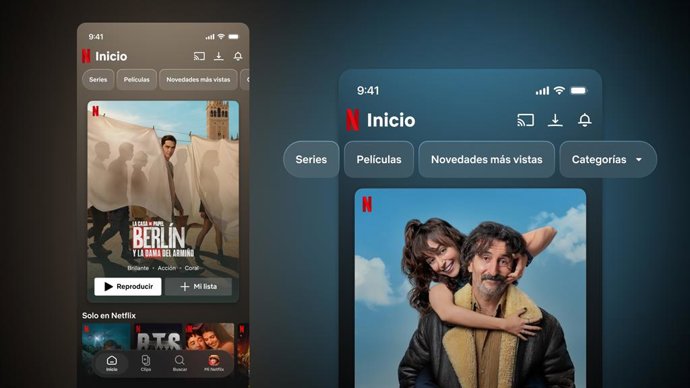 A experiência de vídeo vertical no aplicativo móvel da Netflix