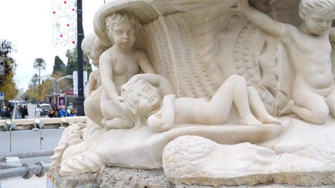 Fuente de Híspalis de Sevilla. Foto de achivo.