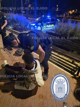 Detención del sospechoso de herir con un arma de fuego a otro joven en Balerma (Almería).
