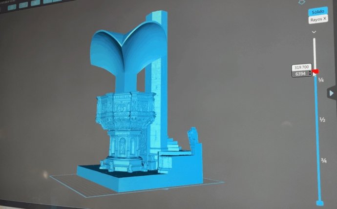 Reconstrueixen digitalment un tornavoz desaparegut de Gaudí en la Catedral de Mallorca.