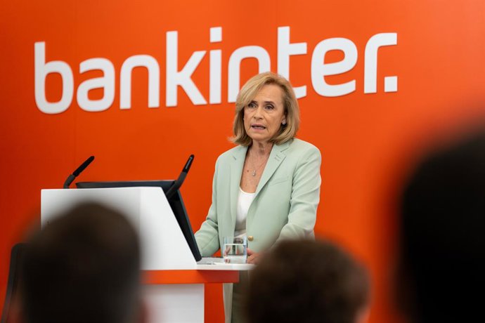 Archivo - La consejera delegada de Bankinter, Gloria Ortiz.