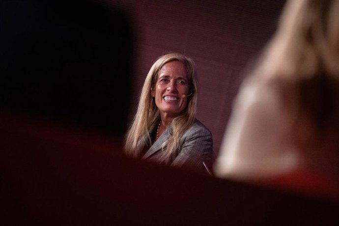 Archivo - La consejera de economía, hacienda y empleo del Gobierno de la Comunidad de Madrid, Rocío Albert, durante la séptima edición de Taleñto España, en la Casa del Lector, a 11 de junio de 2026, en Madrid (España). Este foro anual se ha consolidado c