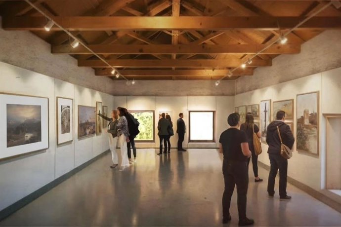Proyecto de sala expositiva de la ampliación del Museo de la Ciudad