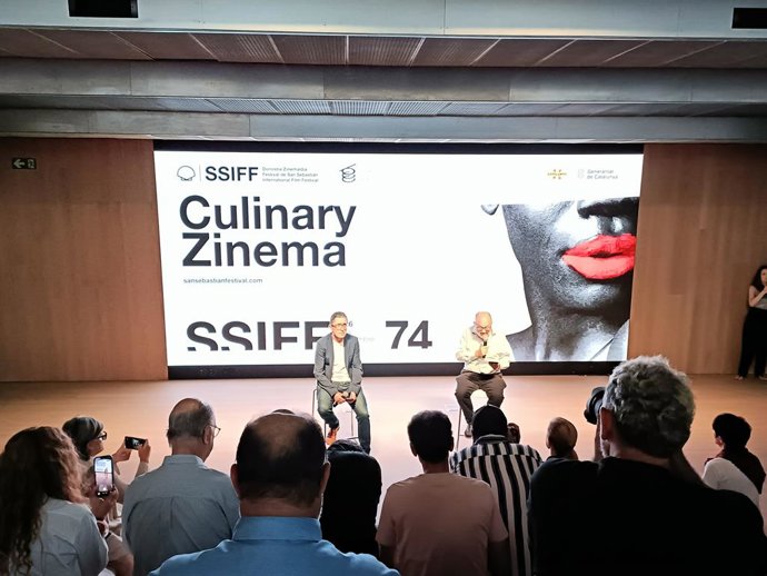 Presentación de la sección Culinary Zinema del 74 Festival de San Sebastián.