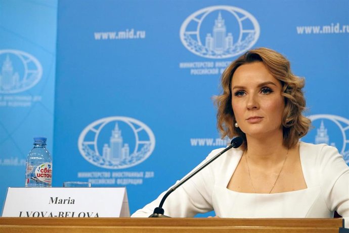 Archivo - La comisaria rusa para los derechos de la Infancia, Maria Lvova-Belova.