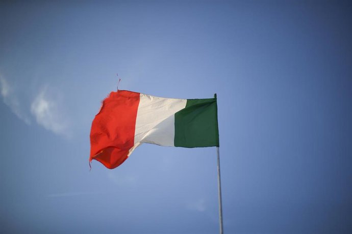 Archivo - Bandera de Italia.