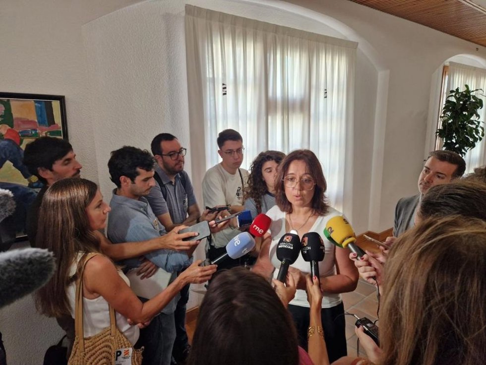 La consejera de Economía, Competitividad y Empleo del Gobierno de Aragón, Eva Valle.