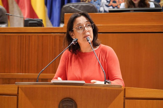 Archivo - La consejera de Economía, Competitividad y Empleo del Gobierno de Aragón, Eva Valle.