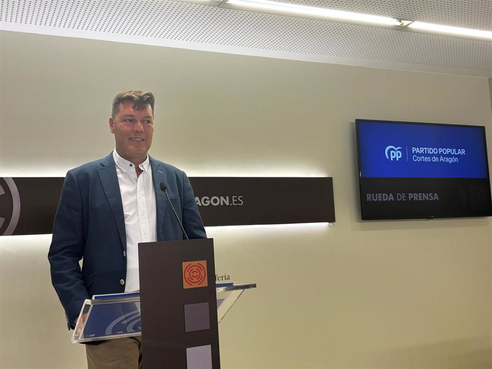 El diputado autonómico del PP Teruel Javier Domingo.