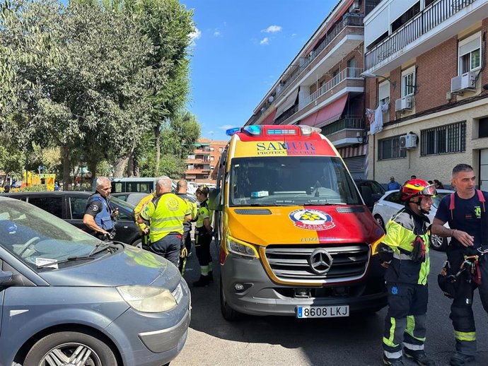 Ambulancia del Samur Protección Civil