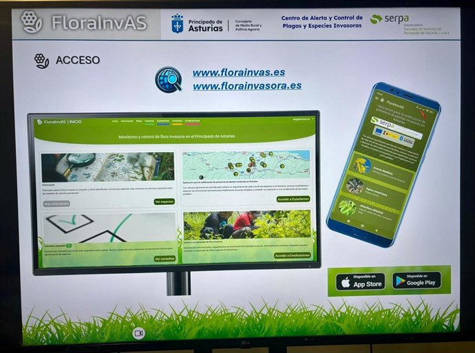 Asturias pone en marcha FloraInvAS para mejorar el control de las especies de flora invasora.