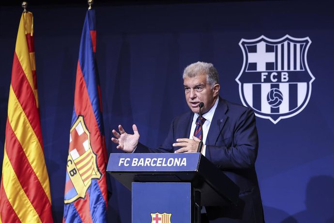 Joan Laporta, presidente del FC Barcelona