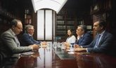 Foto: Gavira reclama medios suficientes para la Justicia y aborda con la asociación APM las necesidades de juzgados