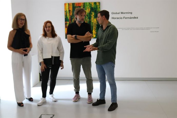 Inauguración de la exposición de Horacio Fernández en el Lécrac.