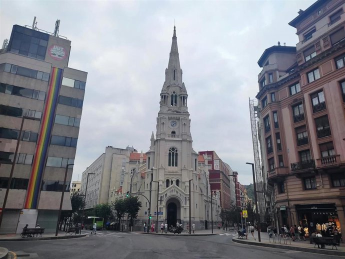 Cielo nuboso en Bilbao