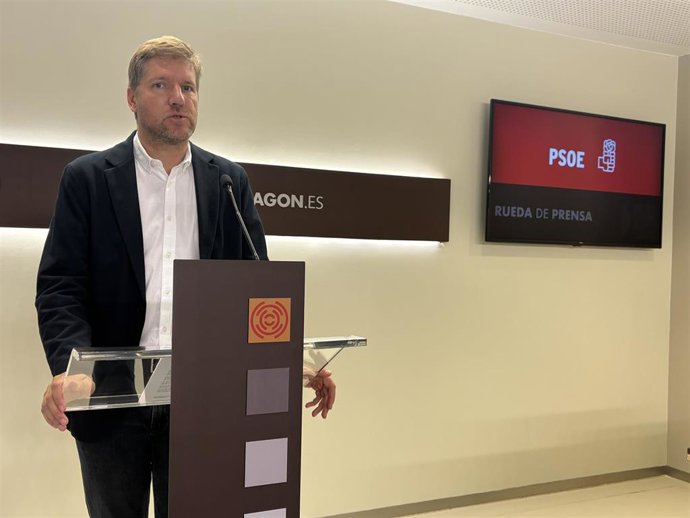 Archivo - El diputado del PSOE en las Cortes de Aragón Marcel Iglesias.