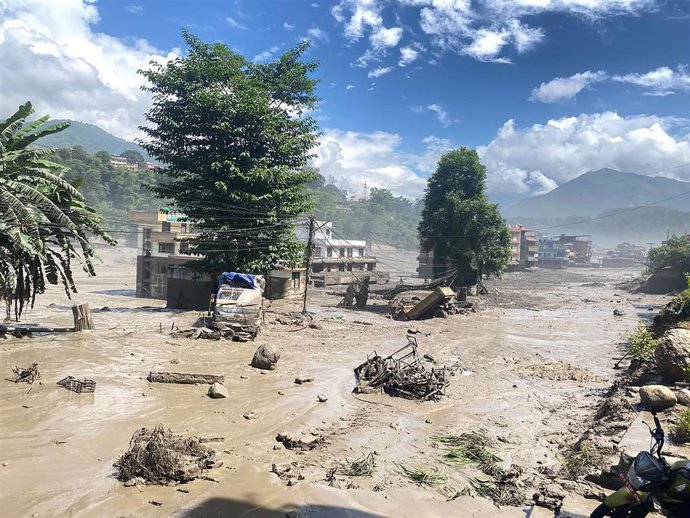 Inundaciones en Nepal