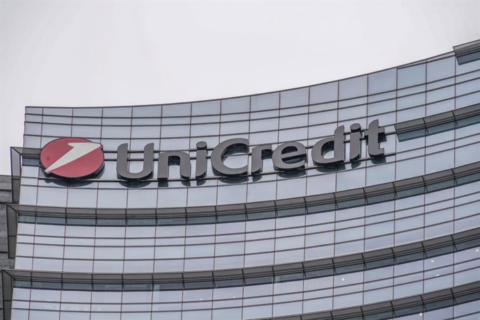 Archivo - Logo de UniCredit.