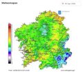 Las temperaturas se desploman por debajo de los 15 grados en el interior de Galicia: Manzaneda marca 5,2 ºC esta tarde