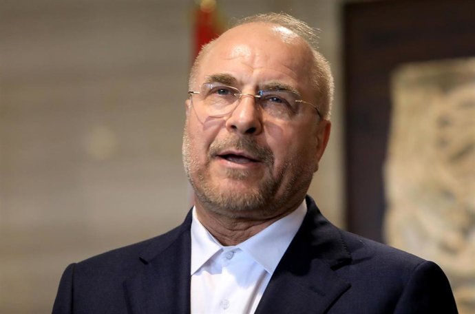 Archivo - El presidente del Parlamento iraní, Mohammad Baqer Qalibaf 
