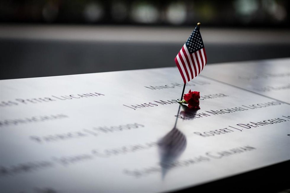 Archivo - Memorial en Nueva York de las atentados del 11S. Imagen de archivo