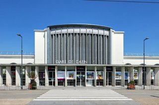 Archivo - Estación de tren de Caen, capital del departamento de Calvados, en el norte de Francia