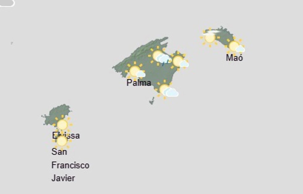 El tiempo hoy, jueves 27 de agosto, en Baleares.